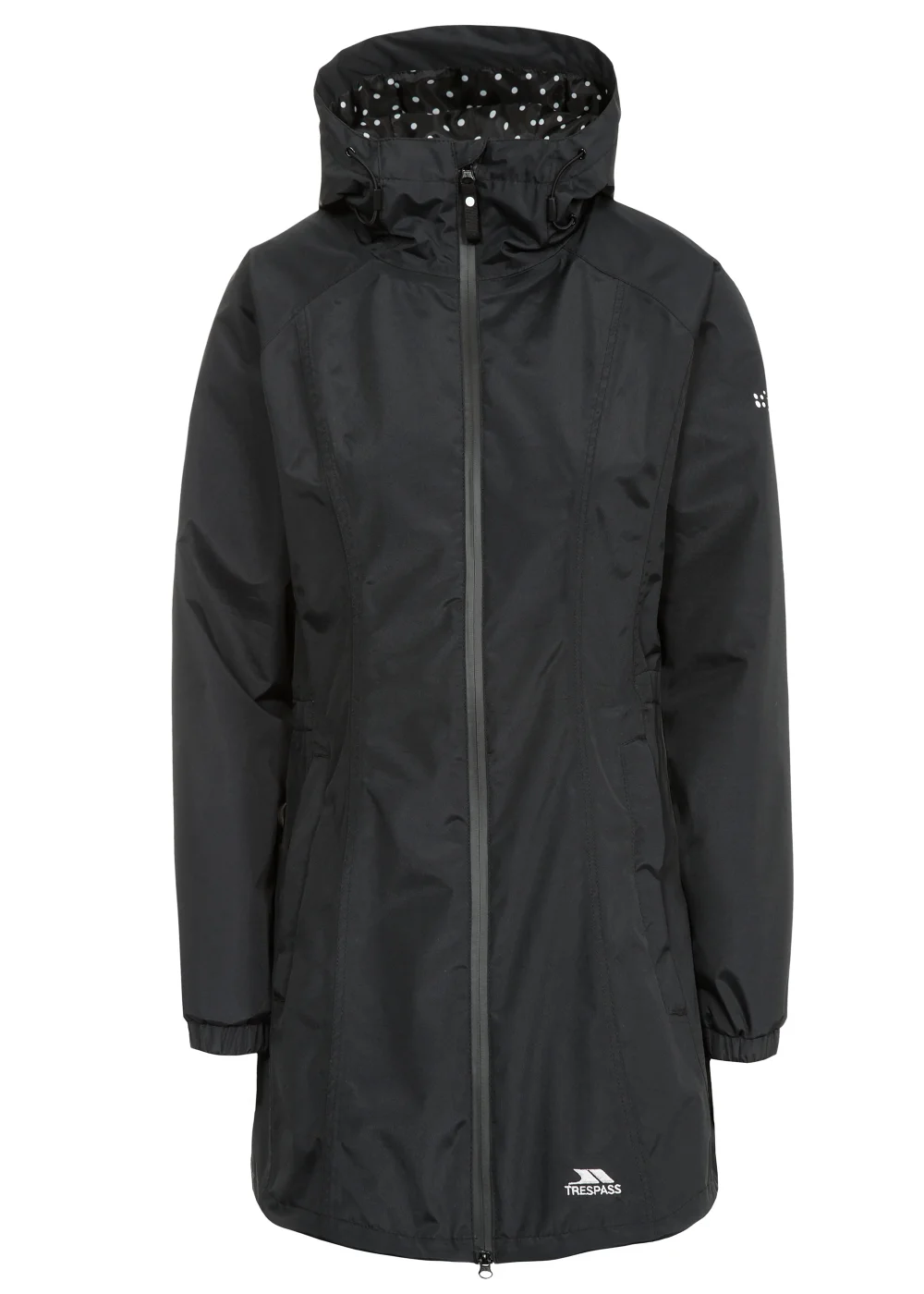 Trespass Daytrip Black Waterproof Lightweight Jacket - S Image 1
