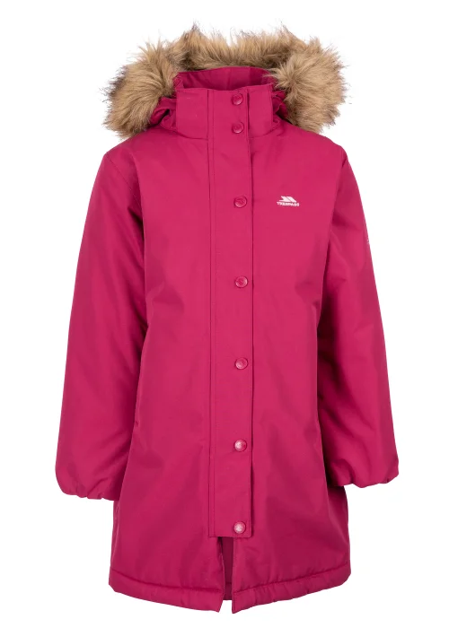 Kids Trespass Astound Padded Faux Fur Collar Coat (2-12yrs) - 5-6 Yrs Image 1