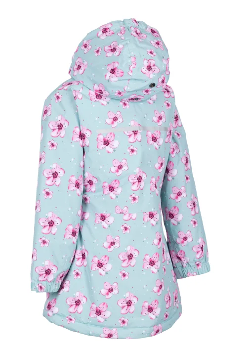 Kids Trespass Green Arlene Fleece Lined Jacket (2-12yrs) - Age 2-3 Image 2