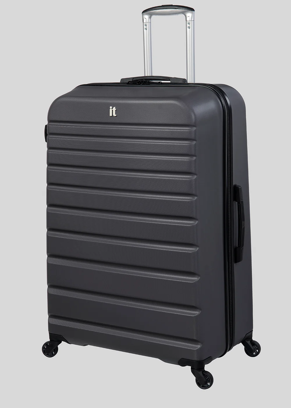 IT Luggage Dark Grey Navigator Hard Shell Suitcase - Cabin Image 3