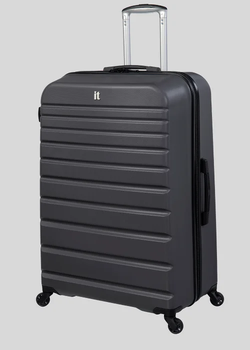 IT Luggage Dark Grey Navigator Hard Shell Suitcase - Cabin Image 3