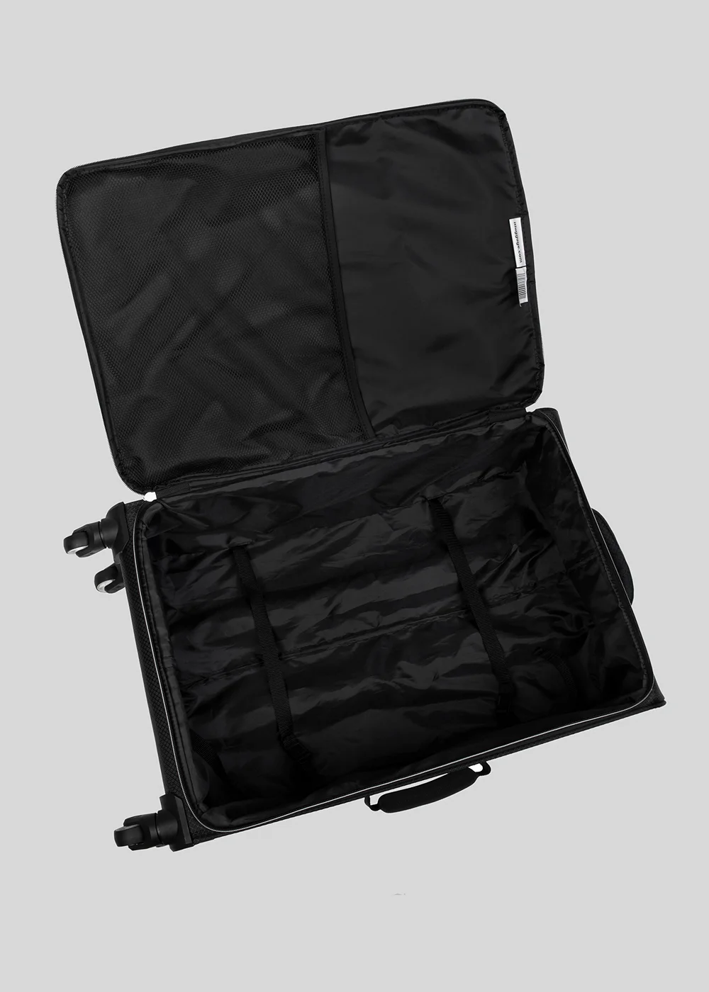 IT Luggage Black Navigator Soft Shell Suitcase - Cabin Image 2