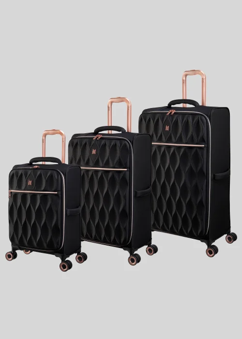 IT Luggage Black Enliven Suitcase - Cabin Image 1