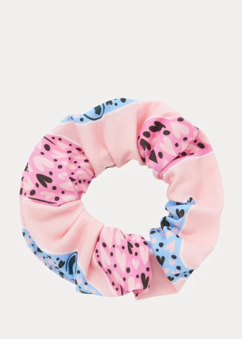 Pink Leopard Print Scrunchie Short Pyjama Set - Extra small Image 5