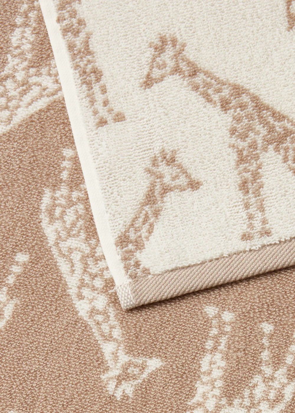 Natural Giraffe Towels - Hand Towel Image 2