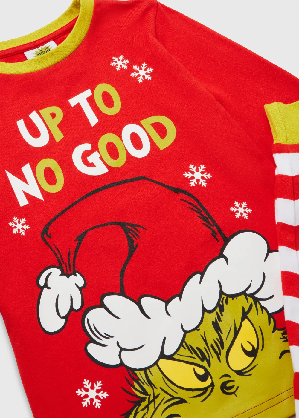 Kids Red The Grinch Pyjama Set (3-13yrs) - Age 4 Years Image 2