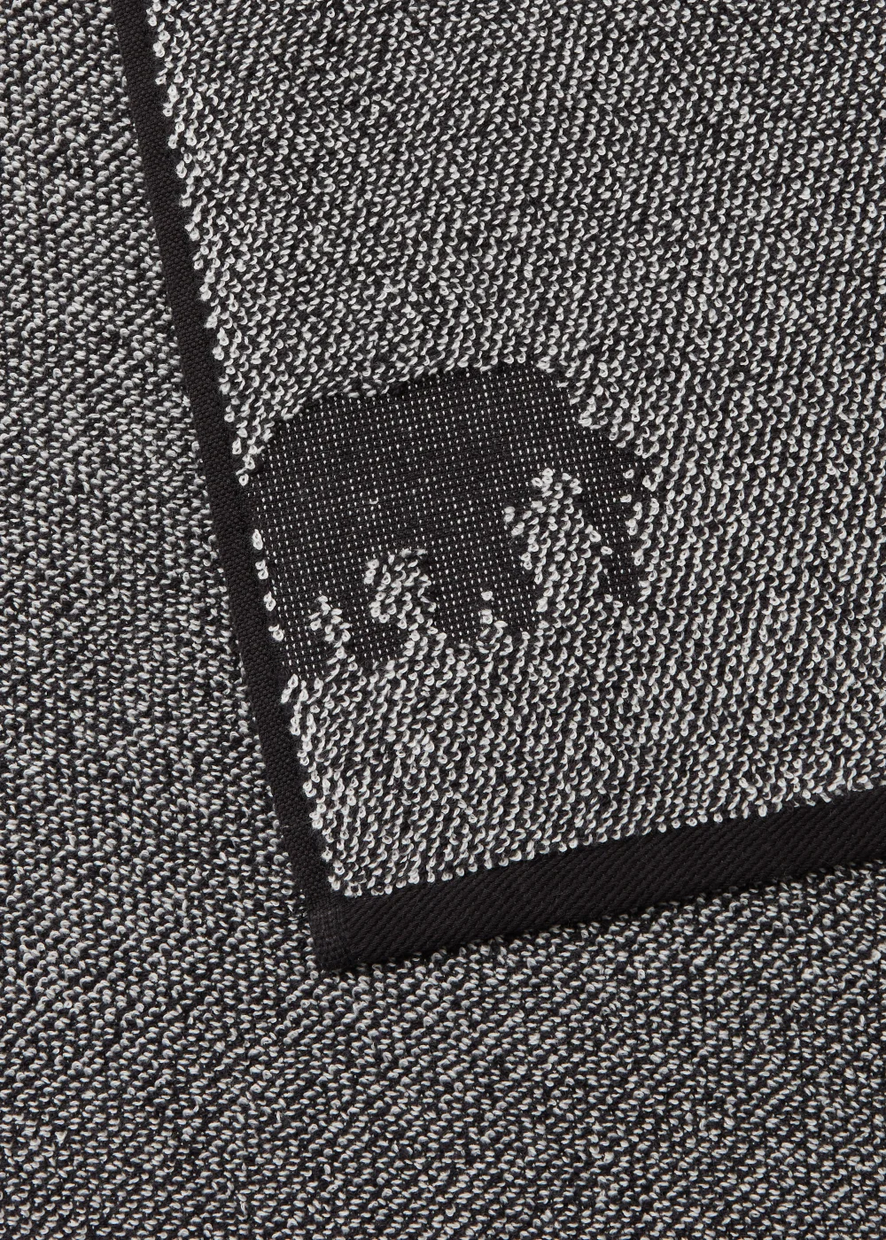 Black Monochrome Elephant Towels (500gsm) - Hand Towel Image 2