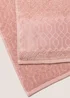 Pink Geo 100% Cotton Towels - Hand Towel Image 2