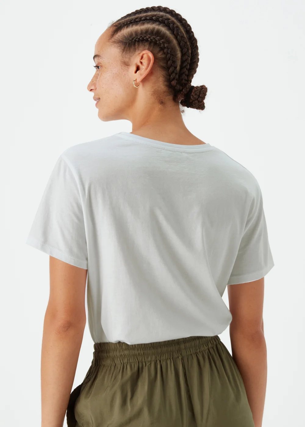 White Animal Heart Graphic T-Shirt - Size 8 Image 2