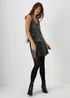 Et Vous Silver Sequin Cami Top - 8 Image 4