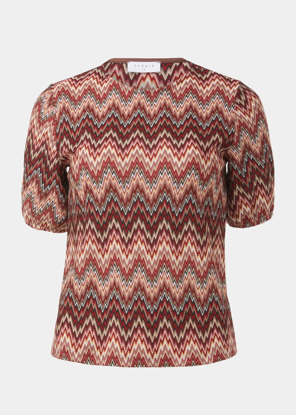 Multicoloured Print Top - Size 8 Image 5