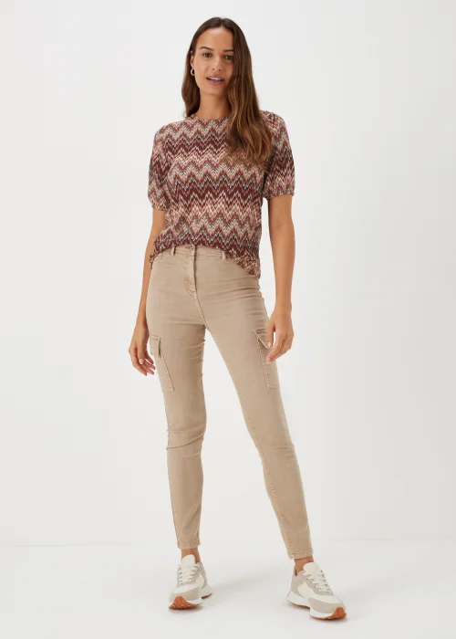 Multicoloured Print Top - Size 8 Image 1