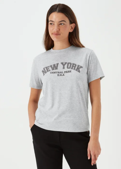 Grey Collegiate T-Shirt - Size 8 Image 1