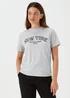 Grey Collegiate T-Shirt - Size 8 Image 1