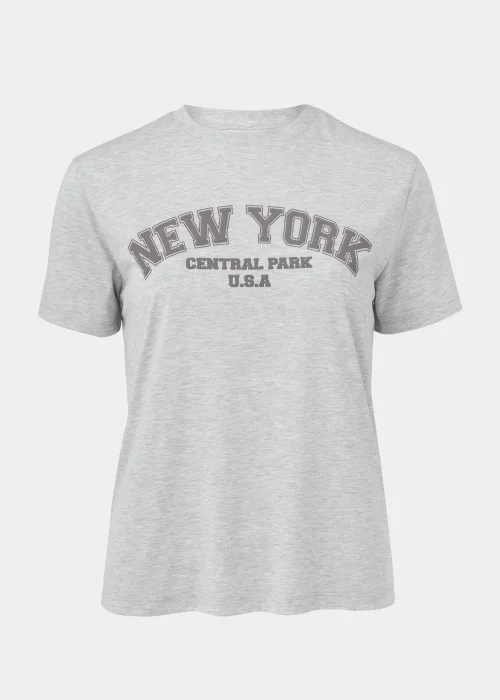 Grey Collegiate T-Shirt - Size 8 Image 5