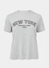 Grey Collegiate T-Shirt - Size 8 Image 5