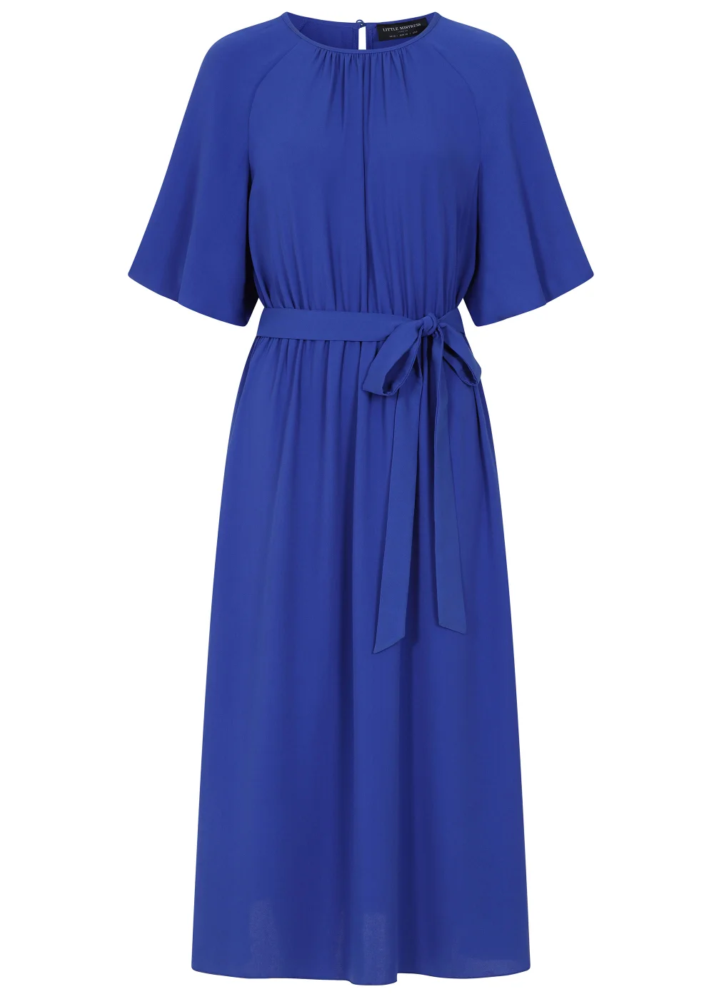 Little Mistress by Vogue Williams Royal Blue Woven Midi Dress - 8 Image 6