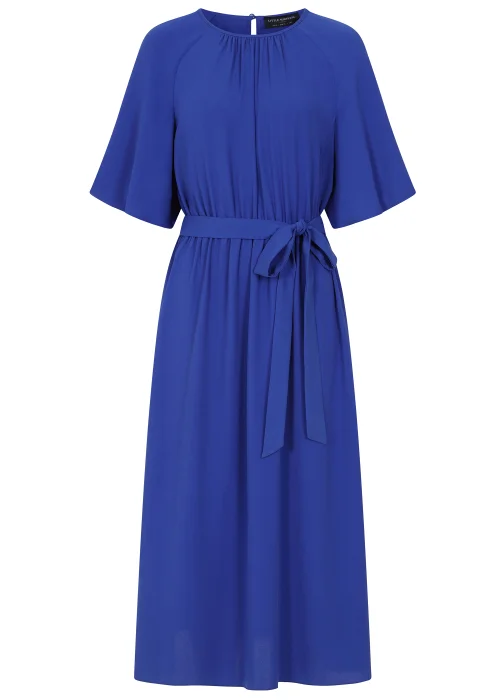 Little Mistress by Vogue Williams Royal Blue Woven Midi Dress - 8 Image 6