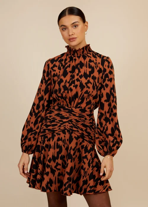 Little Mistress by Vogue Williams Multicoloured Leopard Mini Dress - 8 Image 1
