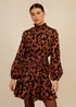 Little Mistress by Vogue Williams Multicoloured Leopard Mini Dress - 8 Image 1