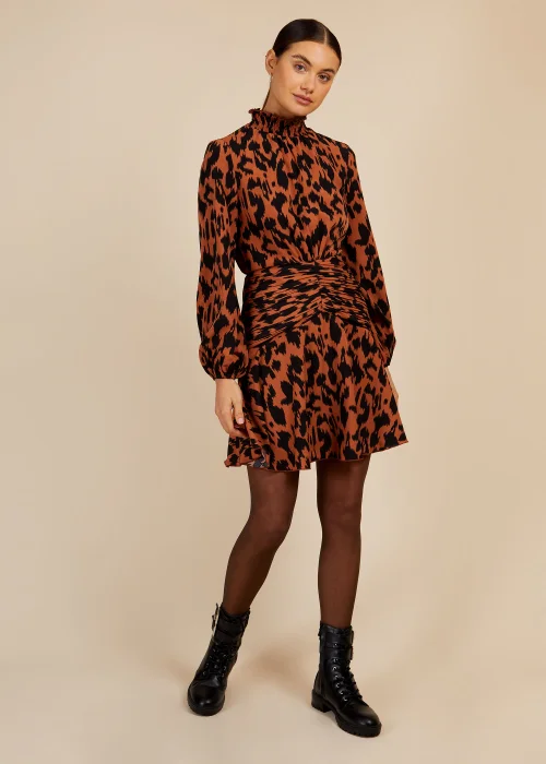 Little Mistress by Vogue Williams Multicoloured Leopard Mini Dress - 8 Image 4
