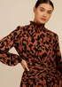 Little Mistress by Vogue Williams Multicoloured Leopard Mini Dress - 8 Image 3