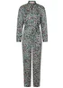 Little Mistress by Vogue Williams Multicoloured Print Satin Jumpsuit - 8 Image 6