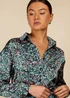 Little Mistress by Vogue Williams Multicoloured Print Satin Jumpsuit - 8 Image 4