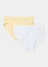 Girls 2 Pack Ribbed Seamless Knickers (6-13yrs) - Age 6 - 7 Years Image 1