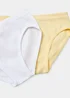 Girls 2 Pack Ribbed Seamless Knickers (6-13yrs) - Age 6 - 7 Years Image 2