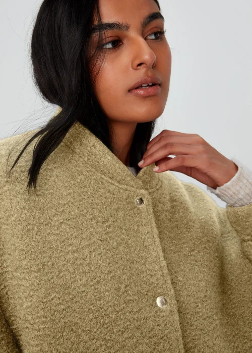 Green Boucle Bomber Jacket - 8 Image 3