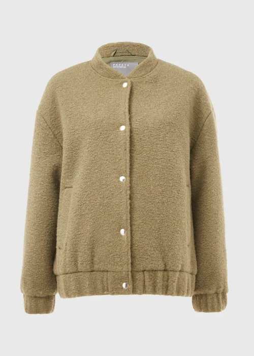 Green Boucle Bomber Jacket - 8 Image 5