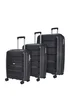 Rock Luggage Tulum Black Hard Shell Suitcase - Cabin Image 1
