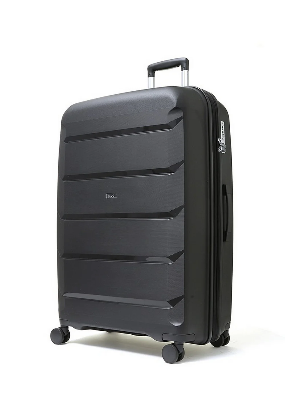 Rock Luggage Tulum Black Hard Shell Suitcase - Cabin Image 2