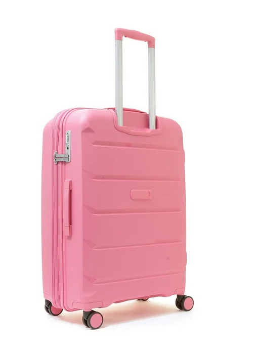 Rock Luggage Tulum Pink Hard Shell Suitcase - Cabin Image 3