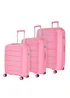 Rock Luggage Tulum Pink Hard Shell Suitcase - Cabin Image 1