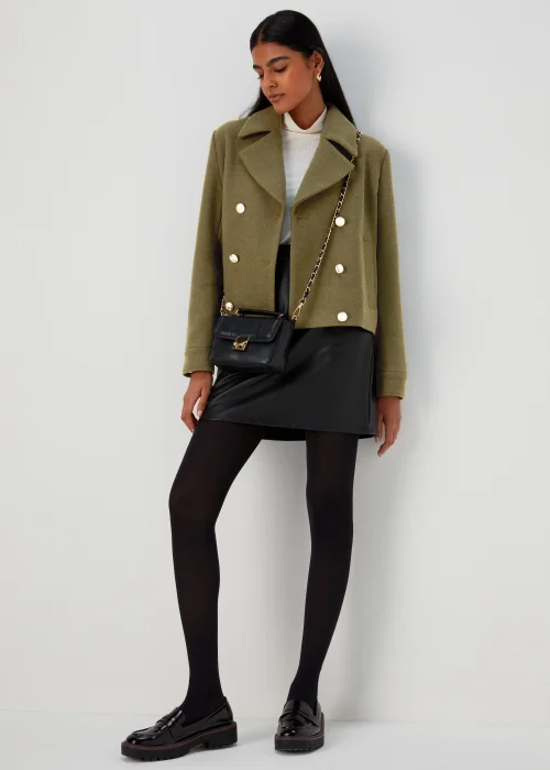 Khaki Military Coat - 8 Image 4