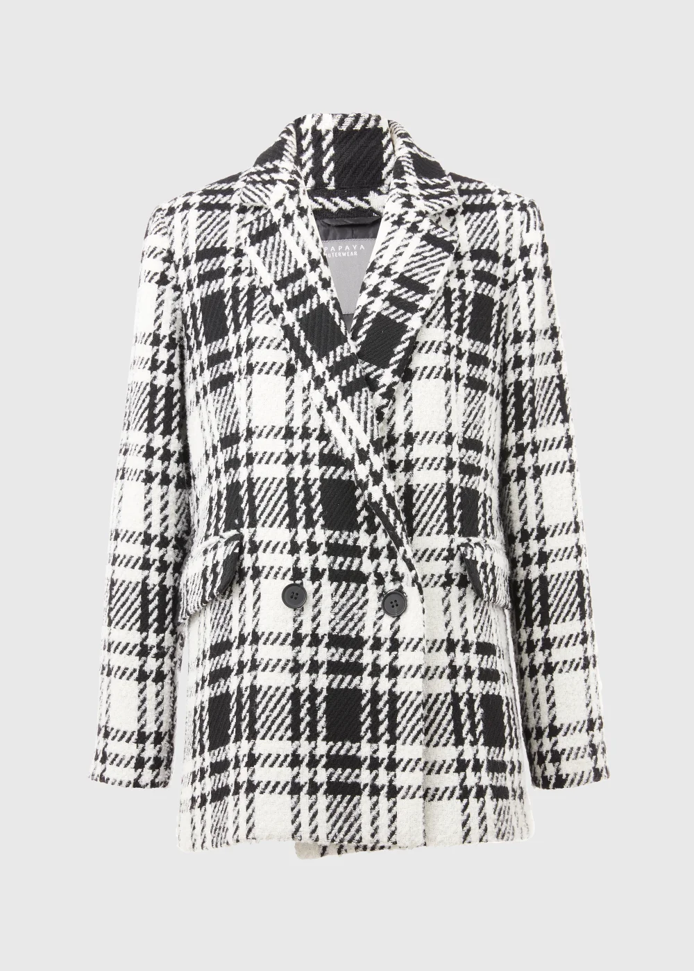 Black & White Check Blazer - 8 Image 5