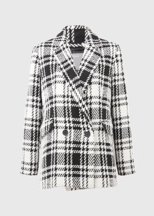 Black & White Check Blazer - 8 Image 5