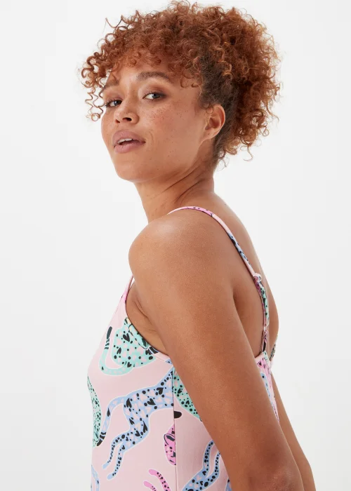 Pink Leopard Chemise - Small Image 3