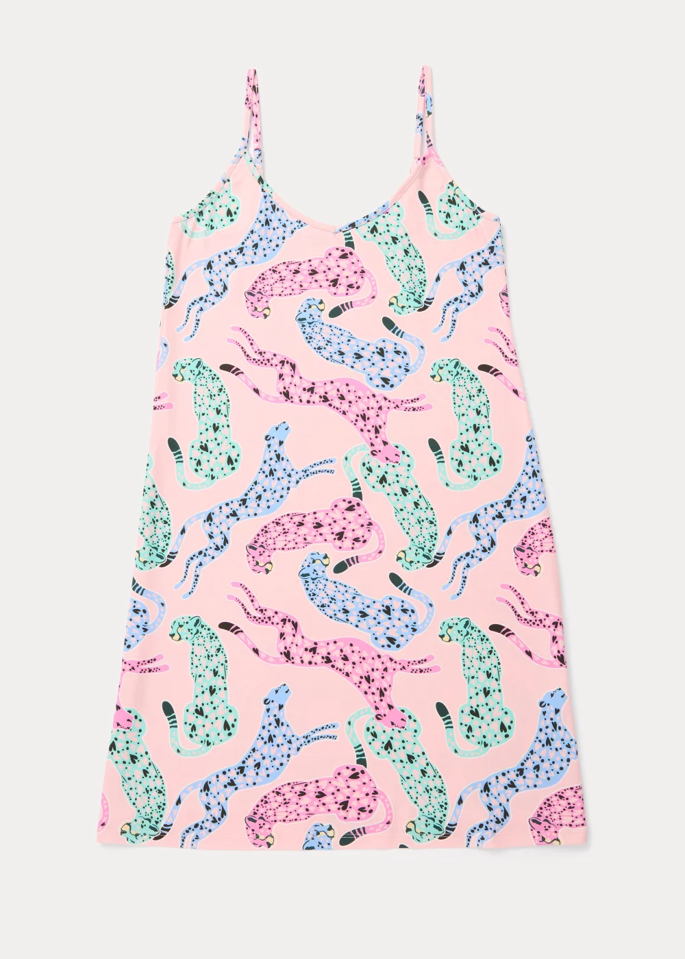 Pink Leopard Chemise - Small Image 4