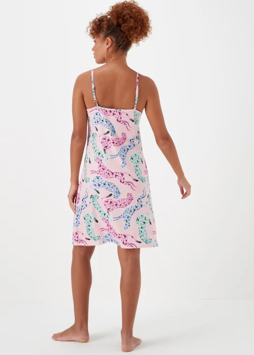 Pink Leopard Chemise - Small Image 2