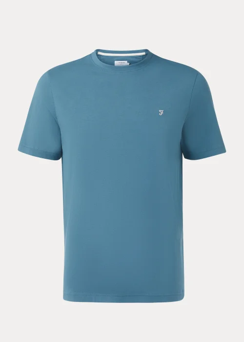 Farah Eddie Teal T-Shirt - Small Image 5