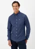 Farah Blue Drayton Long Sleeve Shirt - Small Image 1
