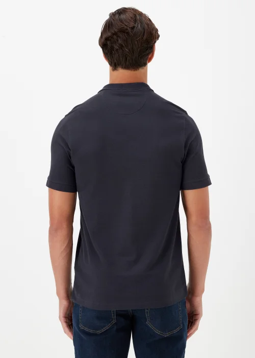 Farah Cove Navy Short Sleeve Polo Shirt - S Image 2