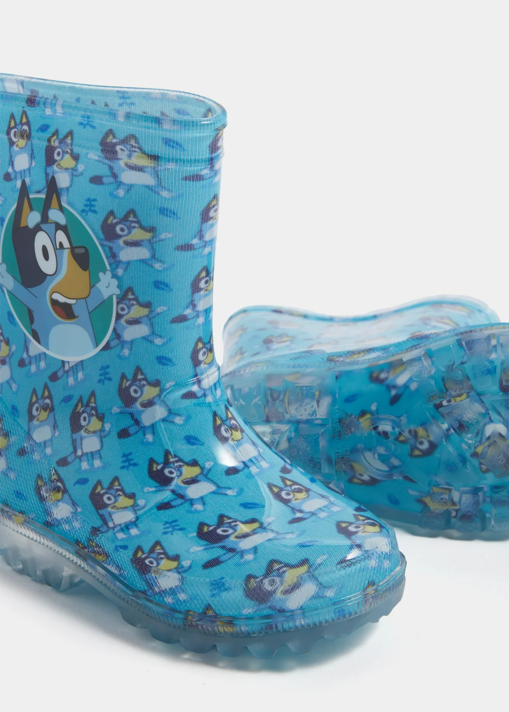 Kids Blue Bluey Print Wellies (Younger 6-12) - Size 6 Infants Image 2