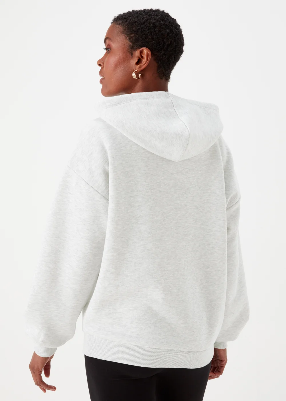 Grey Boston Hoodie - S Image 2