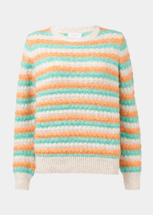 Multicoloured Stripe Jumper - XS Image 5