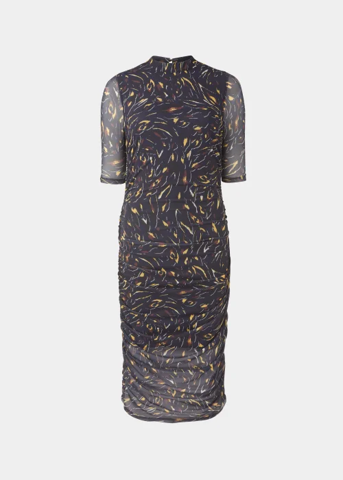Et Vous Multicoloured Mesh Midi Dress - 8 Image 5