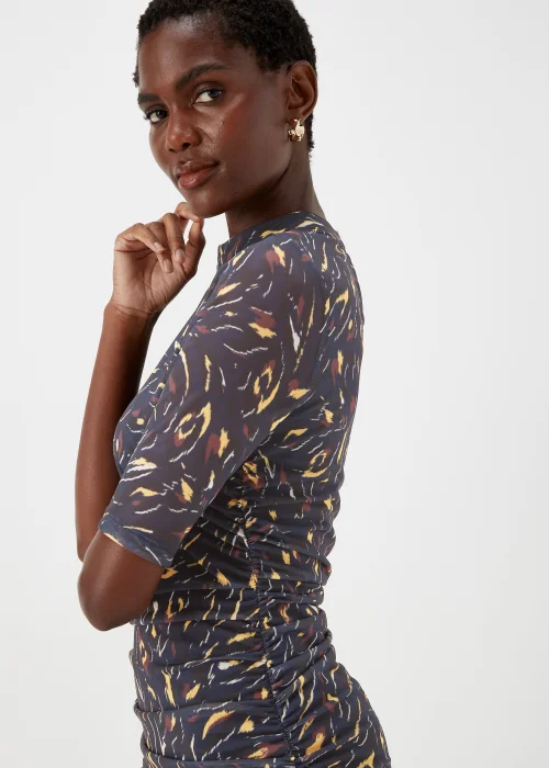 Et Vous Multicoloured Mesh Midi Dress - 8 Image 3